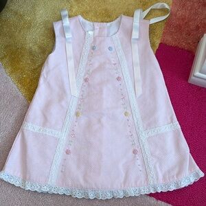Soft pink gorgeous dress, cotton. Worn twice
